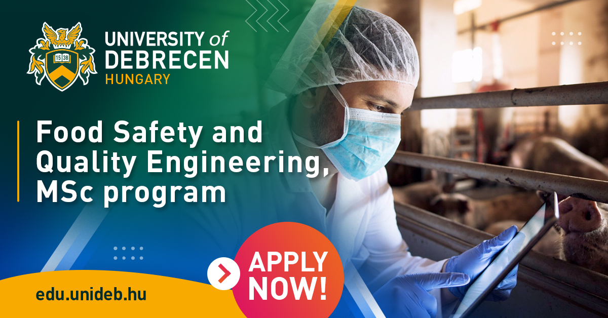 Food Safety and Quality Engineering, MSc banner